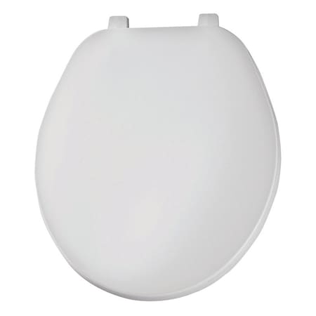 Mayfair Mayfair by Bemis Round White Plastic Toilet Seat 92B-000